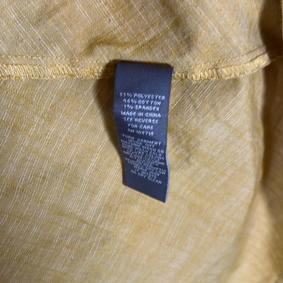 Sharagano mustard yellow dress size 8 a-line - Picture 4 of 4